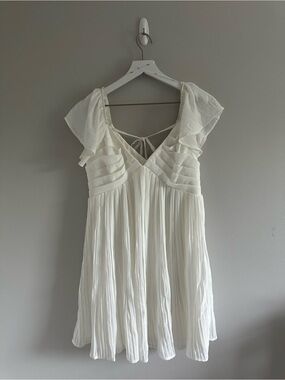 Lulus White Mini Dress Size M NWT